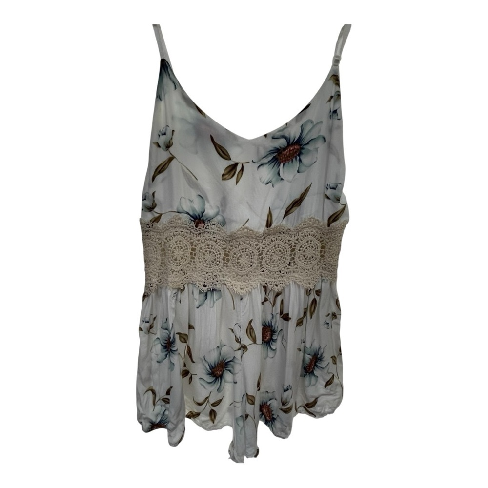 Multicolored floral romper
